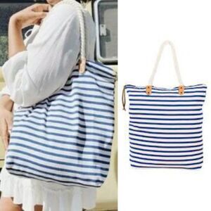 NWT Summer & Rose Brittany Nautical Striped Tote